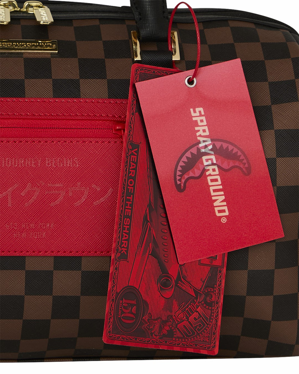 KATANA CHECK BOSS MINI DUFFLE | Sprayground Limited Offer