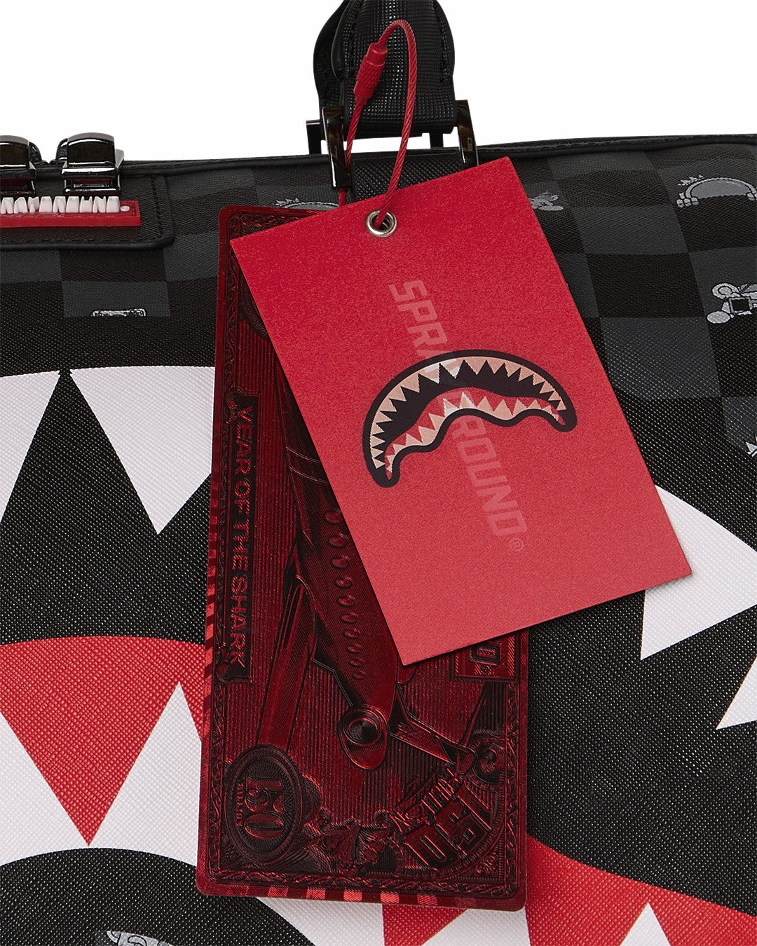 SHARK MOB HIDEOUT DUFFLE | Sprayground Outlets