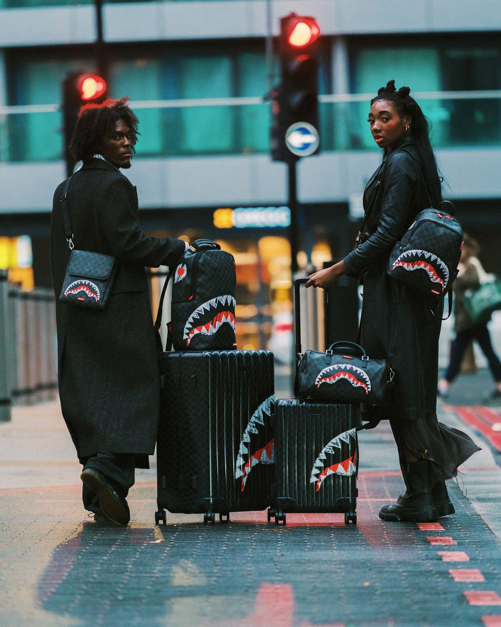 MIDNIGHT SHADOW MINI DUFFLE | Sprayground Discounted