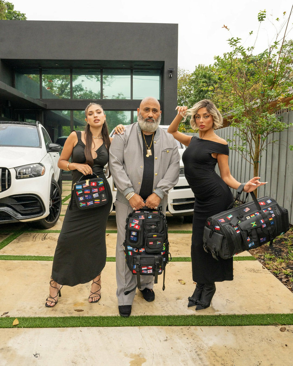 JAMES FIRST CLASS GLOBAL FLAGS SPECIAL OPS DUFFLE | Sprayground Savings