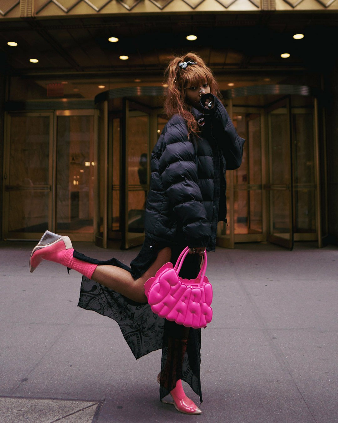 PINK POP SHARK BUBBLE HANDBAG | Sprayground On Sale