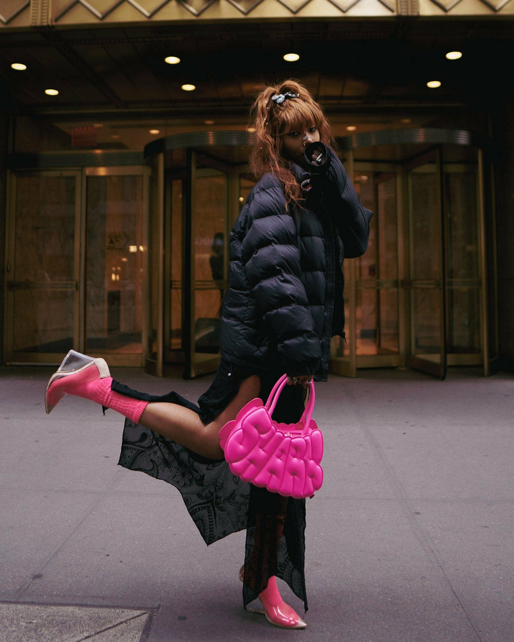 PINK POP SHARK BUBBLE HANDBAG | Sprayground On Sale