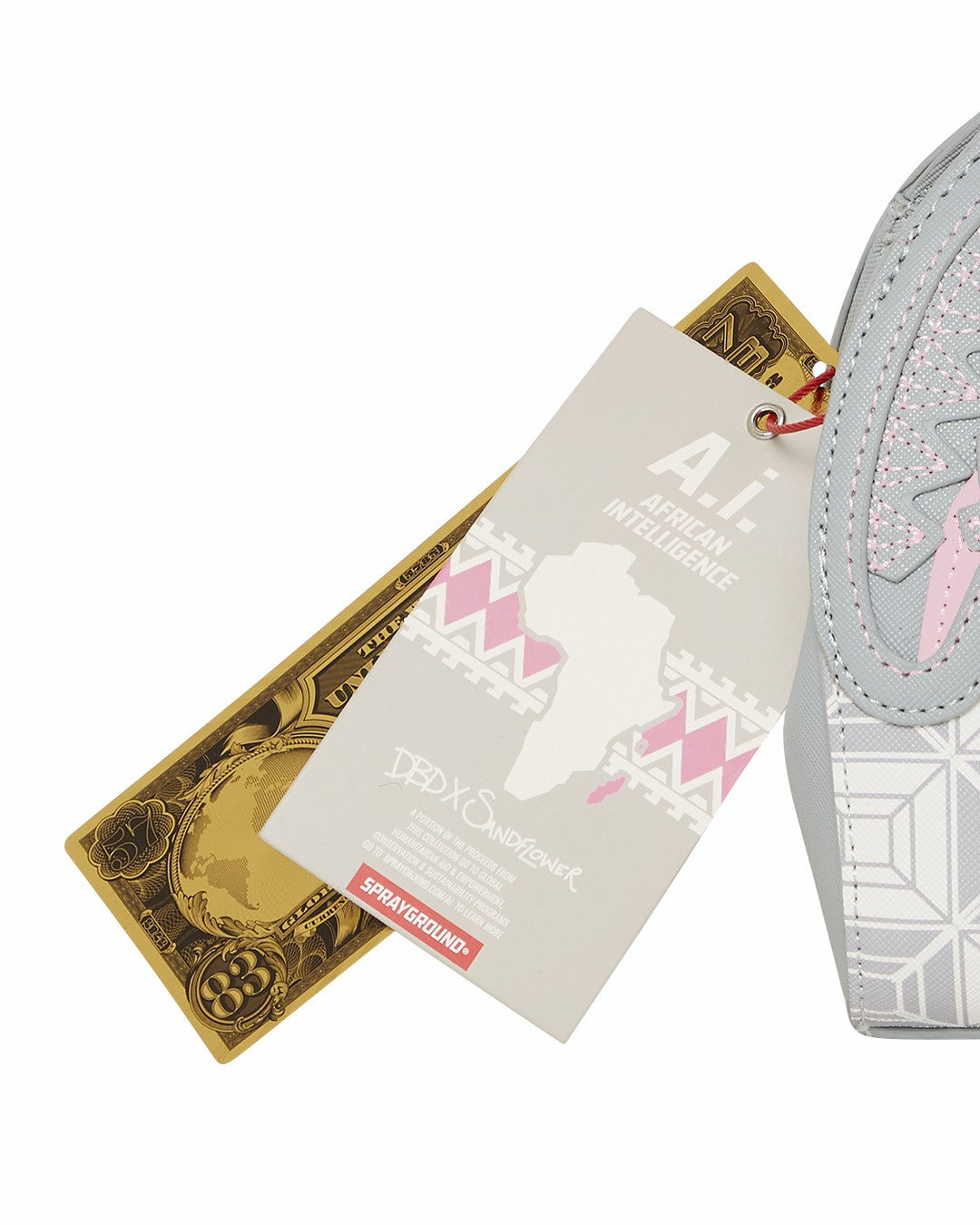 A.I.8 AFRICAN INTELLIGENCE BOOKED & BUSY SHARK HANDBAG | Sprayground Value Deal