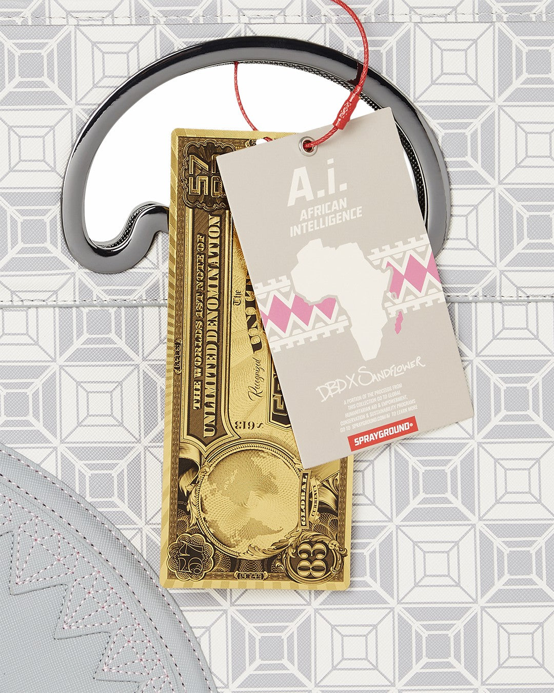 A.I.8 AFRICAN INTELLIGENCE BOOKED & BUSY CITY SAVVY HANDBAG | Sprayground Exclusive Deal