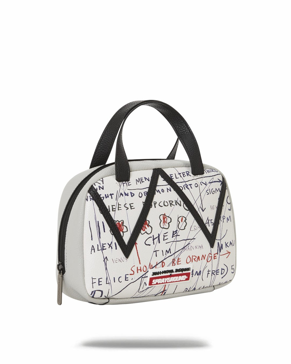 OFFICIAL BASQUIAT UNTITLED (CHEESE POPCORN) 1983 HANDBAG | Sprayground Savings