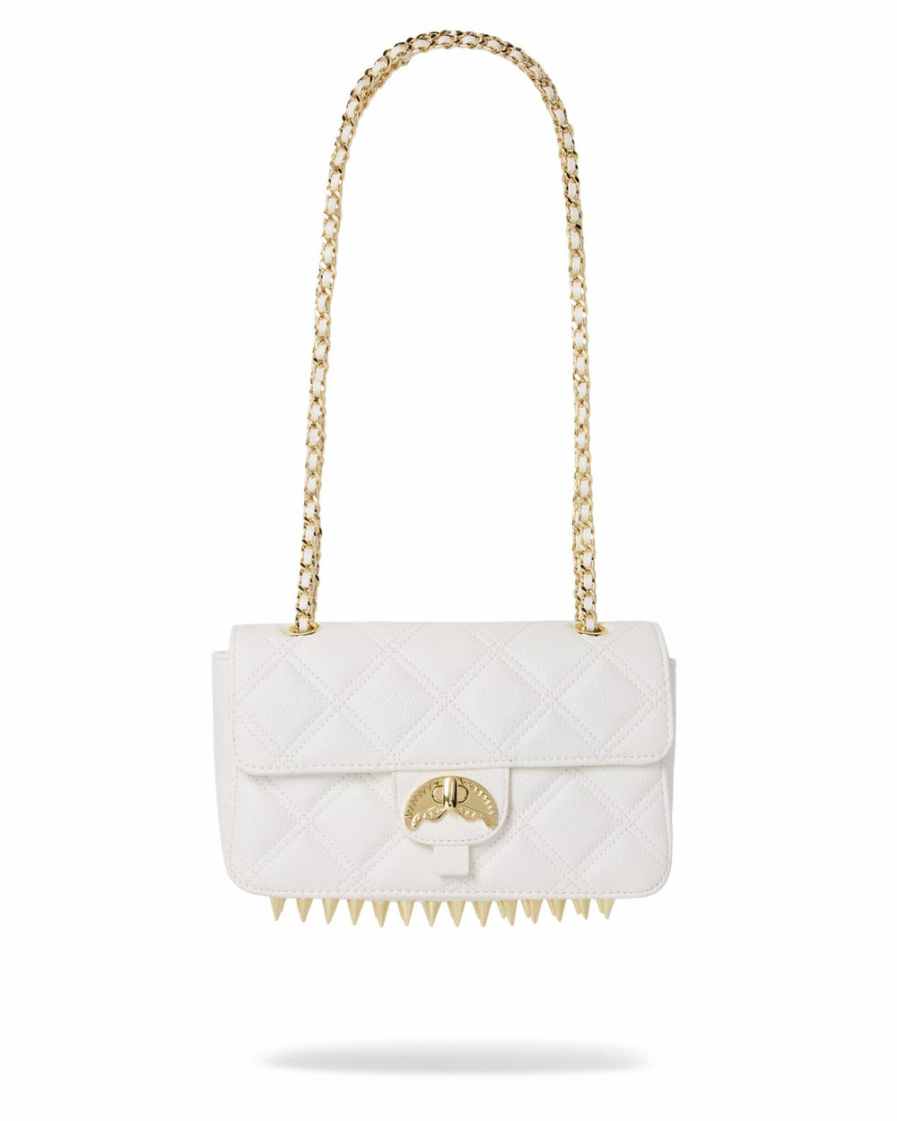 RIVIERA LE BLANC GOLD CHAIN SHARK HANDBAG | Sprayground Hot Deal