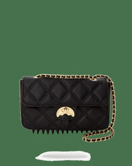 NOIR QUILT GOLD CHAIN SHARK HANDBAG | Sprayground Special Offer