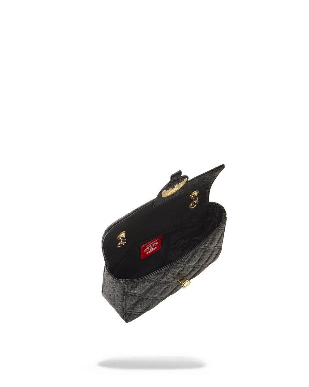 NOIR QUILT GOLD CHAIN SHARK HANDBAG | Sprayground Special Offer
