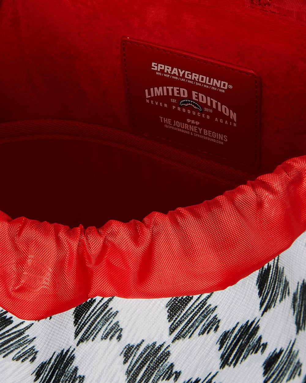 SCRIBBLE DRIBBLE CHECK HILLS BACKPACK | Sprayground Exclusive Deal