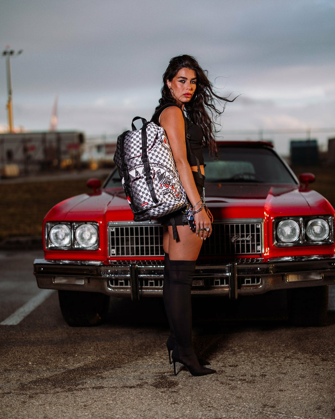 SCRIBBLE DRIBBLE CHECK HILLS BACKPACK | Sprayground Exclusive Deal