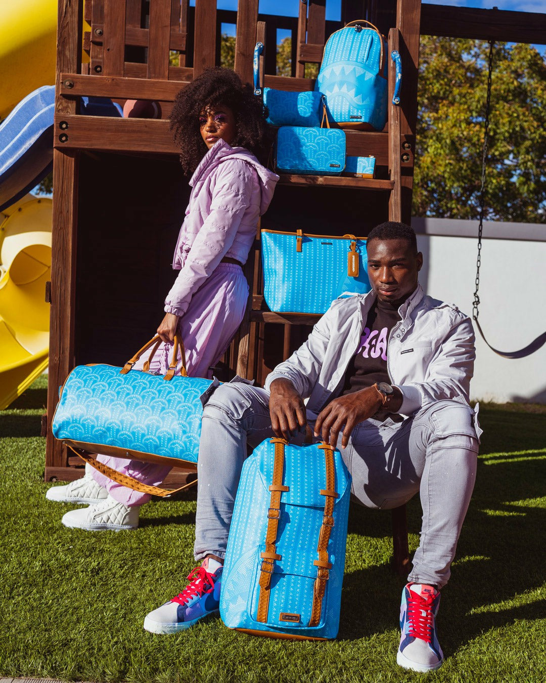 ILLUCHAINS TURQ HILLS BACKPACK | Sprayground Exclusive Deal