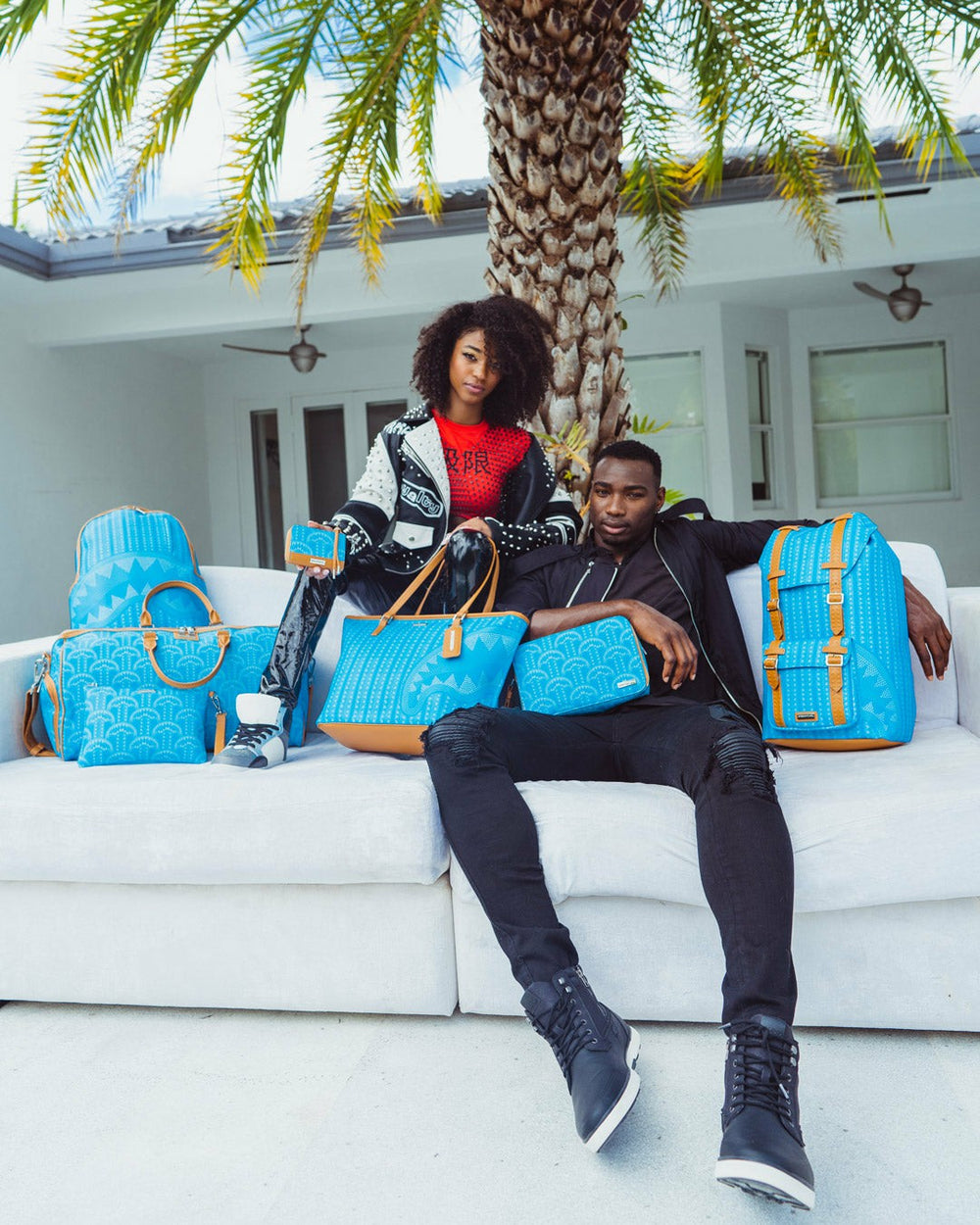 ILLUCHAINS TURQ HILLS BACKPACK | Sprayground Exclusive Deal