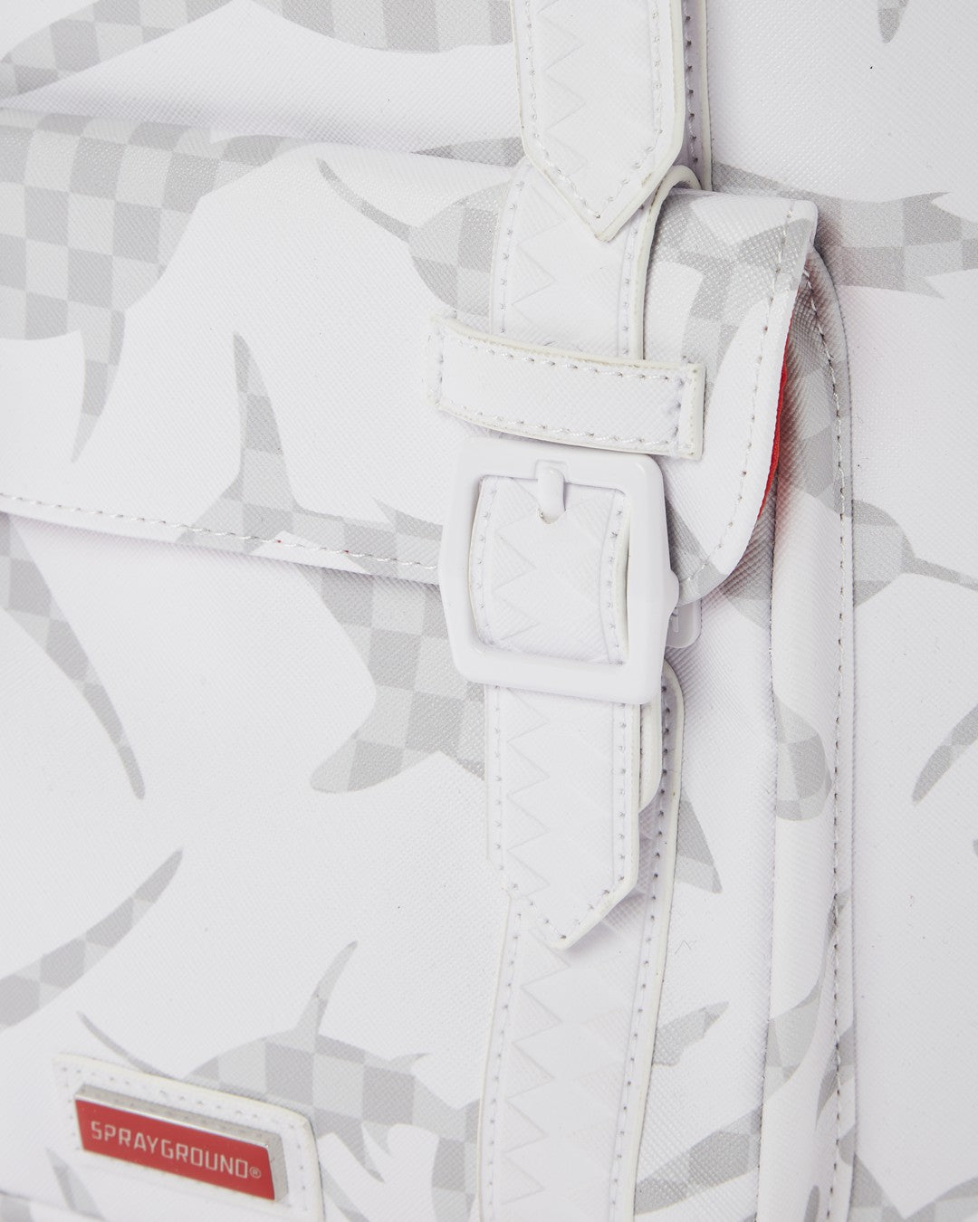 SHARK CHECK (WHITE) HILLS BACKPACK | Sprayground On Sale