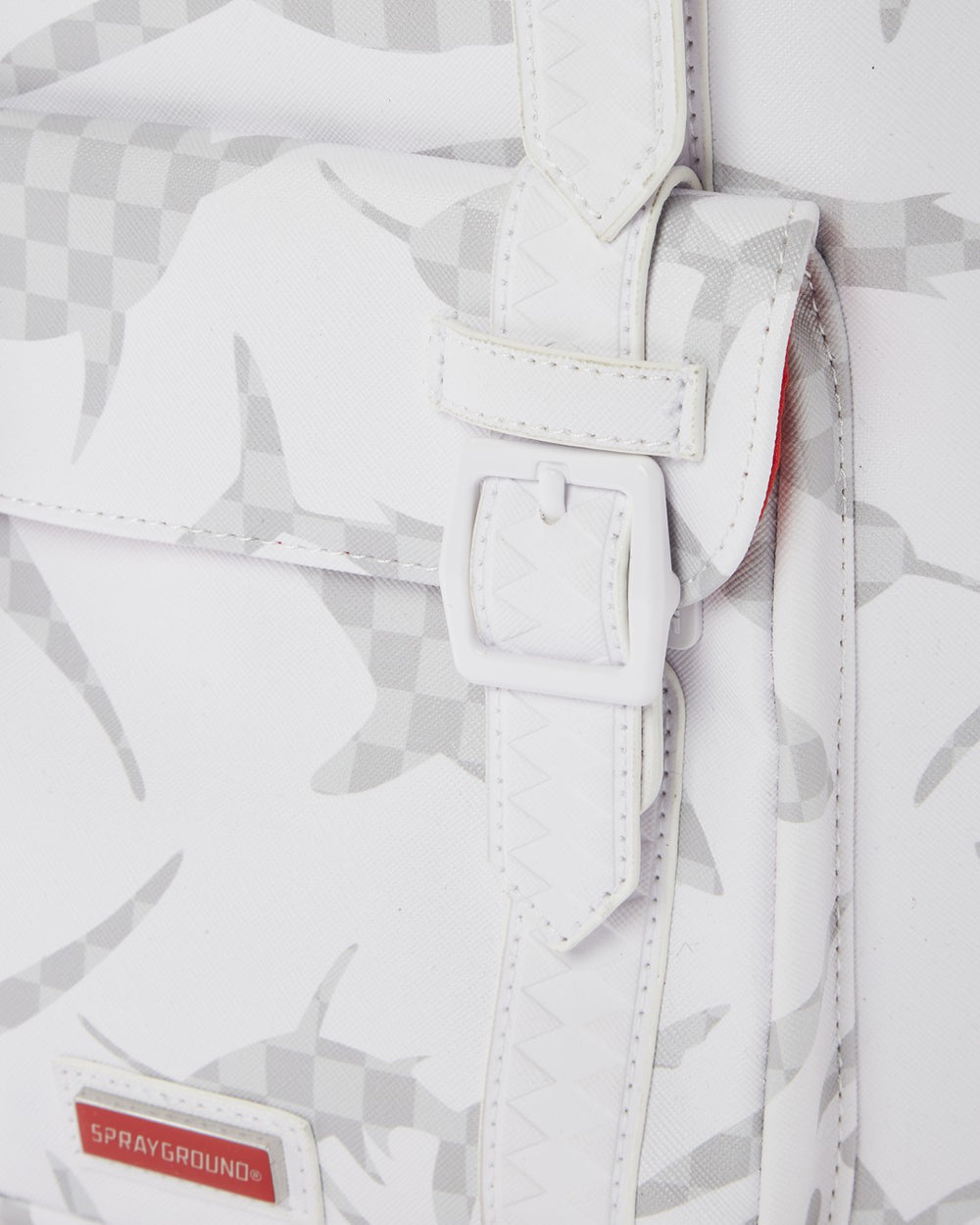 SHARK CHECK (WHITE) HILLS BACKPACK | Sprayground On Sale