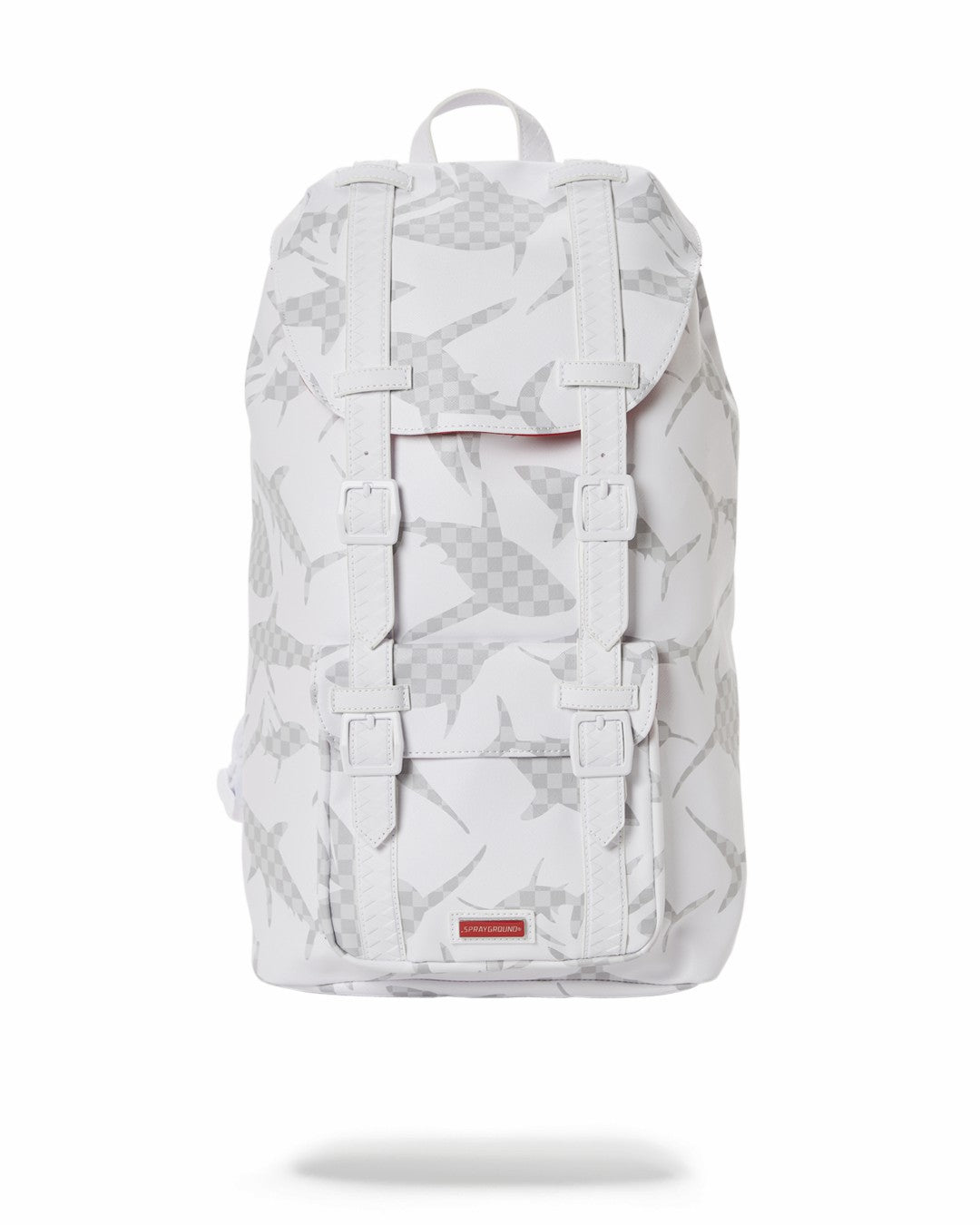 SHARK CHECK (WHITE) HILLS BACKPACK | Sprayground On Sale