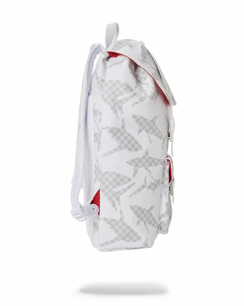 SHARK CHECK (WHITE) HILLS BACKPACK | Sprayground On Sale