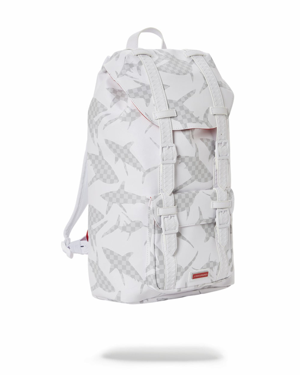 SHARK CHECK (WHITE) HILLS BACKPACK | Sprayground On Sale