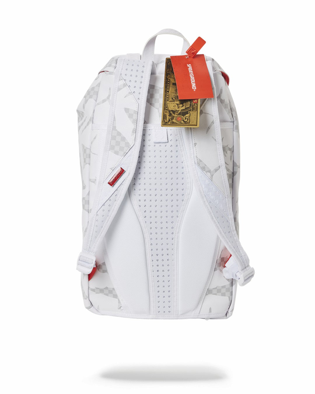 SHARK CHECK (WHITE) HILLS BACKPACK | Sprayground On Sale