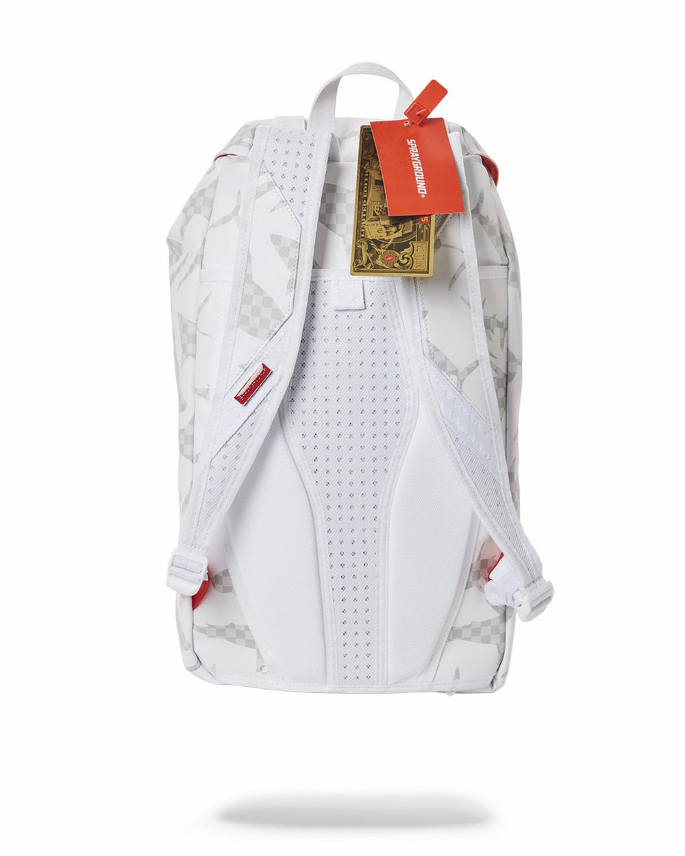 SHARK CHECK (WHITE) HILLS BACKPACK | Sprayground On Sale