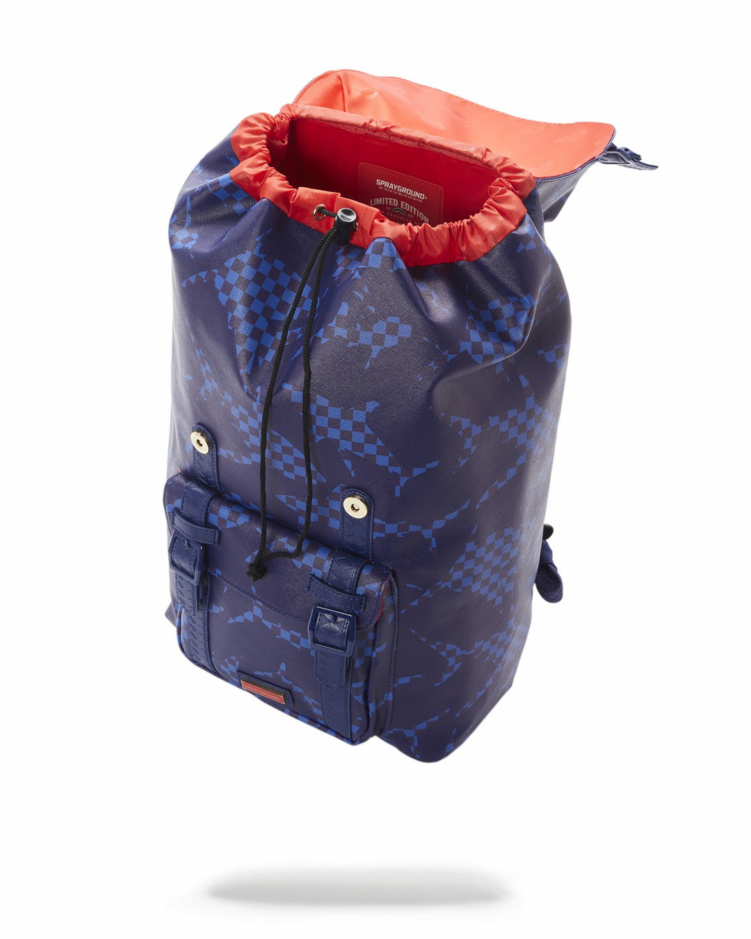SHARK CHECK (BLUE) HILLS BACKPACK | Sprayground Sale