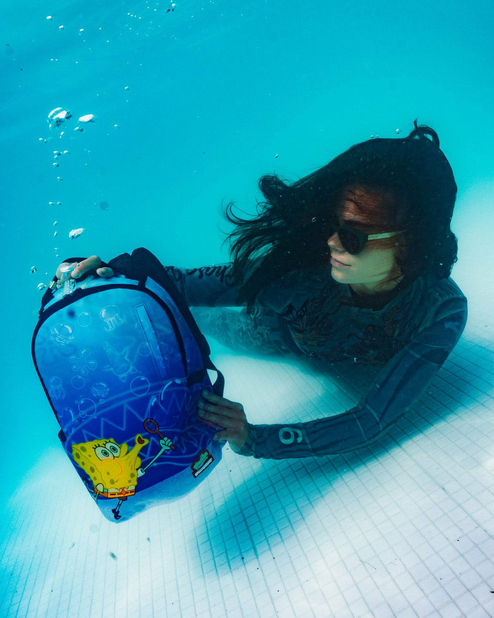 SPONGEBOB BLOWING BUBBLES DLXR MINI BACKPACK | Sprayground Hot Deal