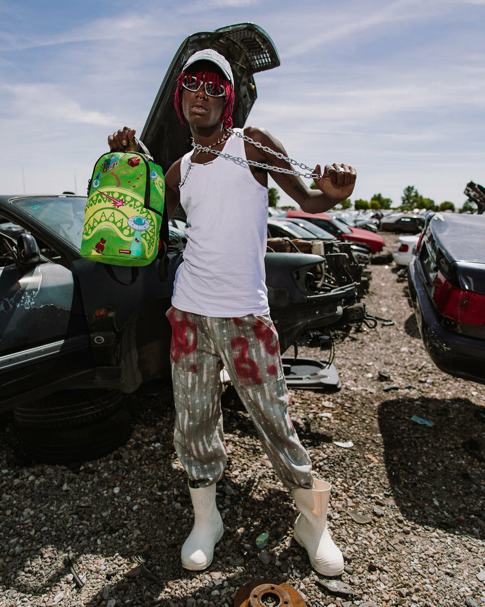 MINI ALIEN FARM BACKPACK | Sprayground Discounted