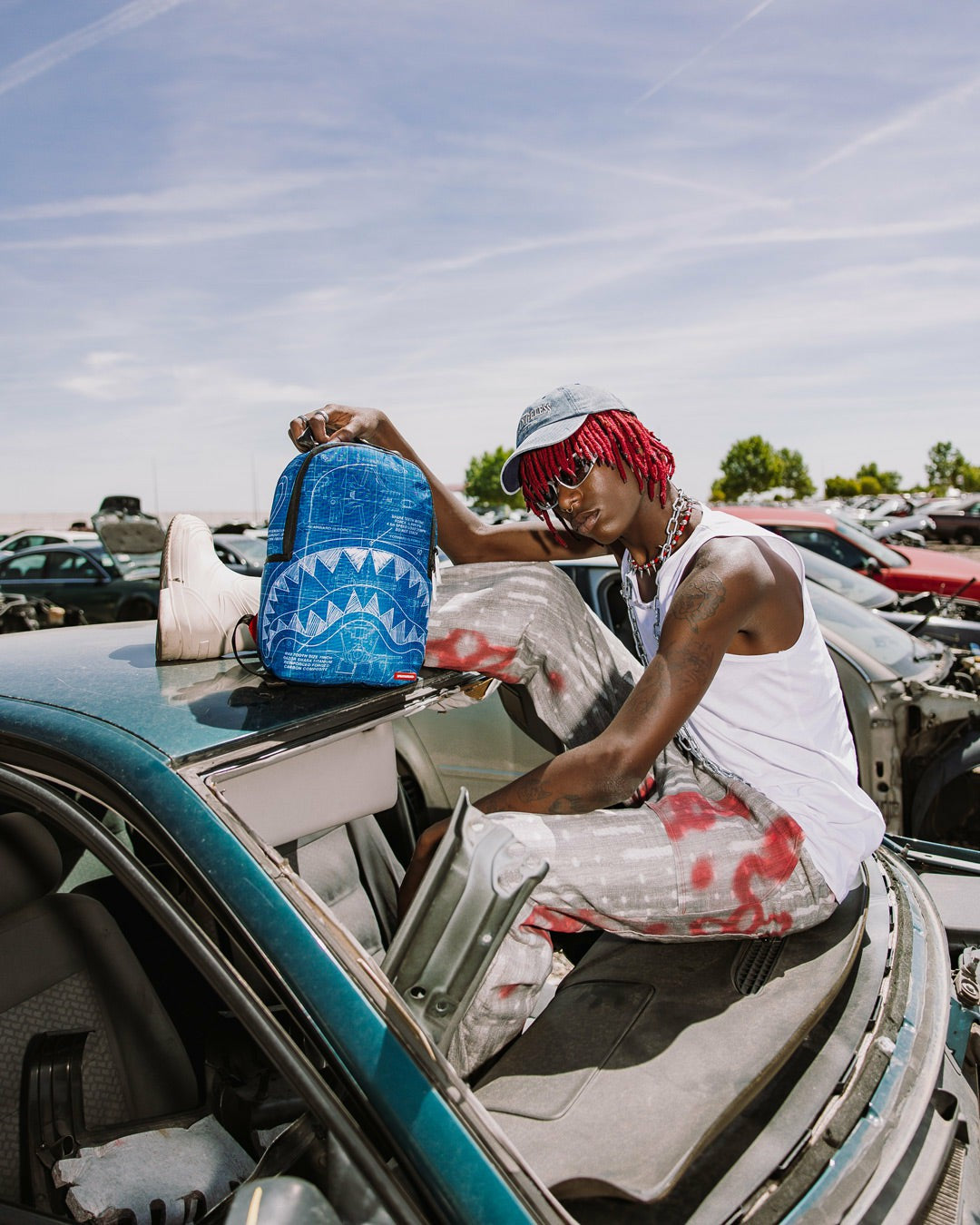 MINI SCHEMATICS SHARK BACKPACK | Sprayground Exclusive Deal