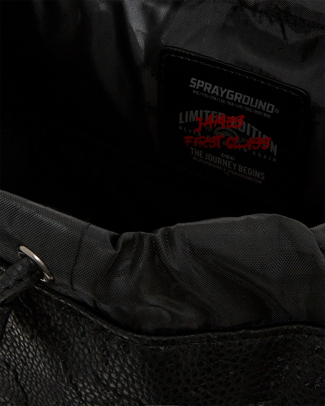 JAMES FIRST CLASS TYCOON TRAVELER MONTE CARLO BACKPACK | Sprayground Exclusive Deal