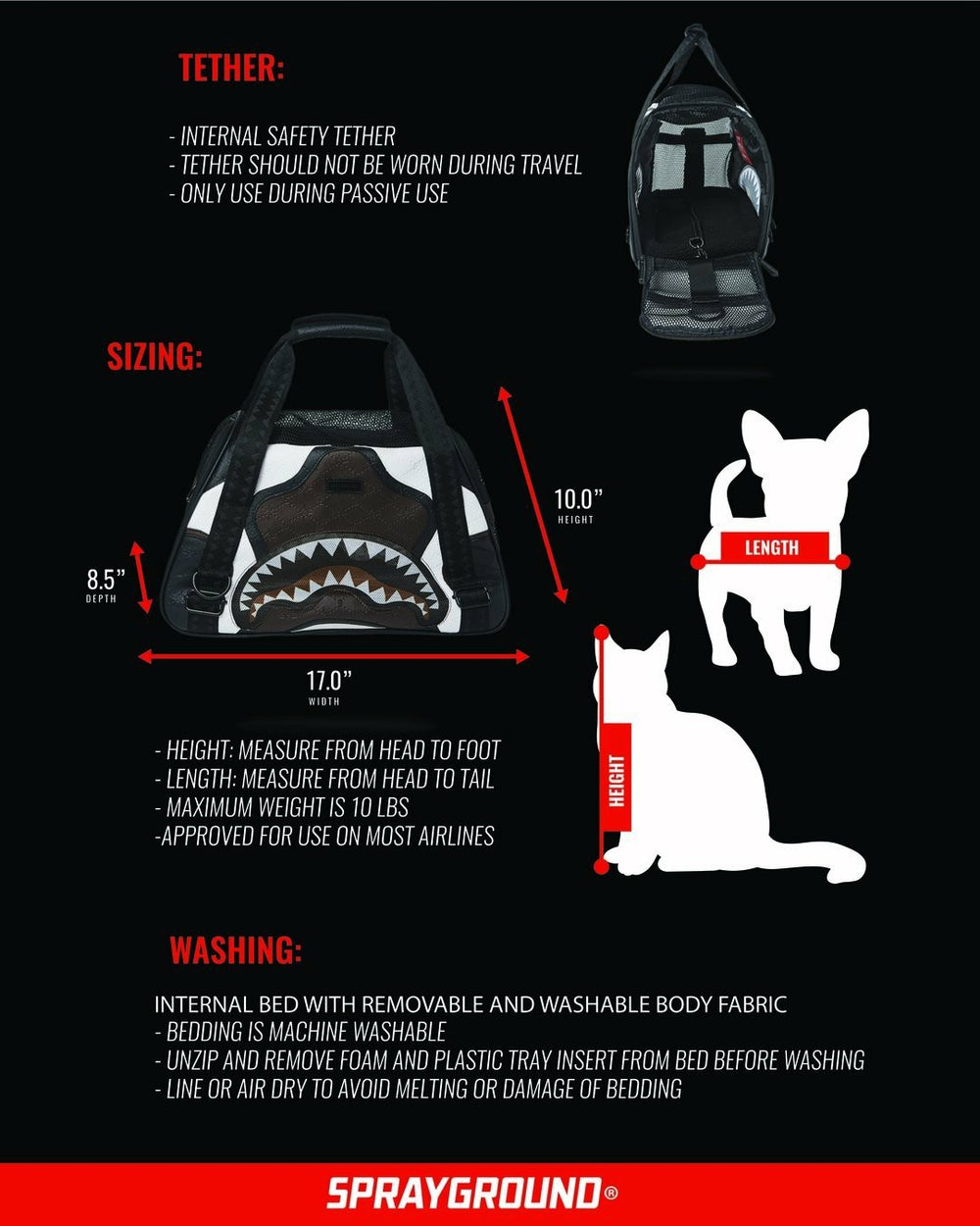 V.V.I.P. PET CARRIER | Sprayground Exclusive Deal