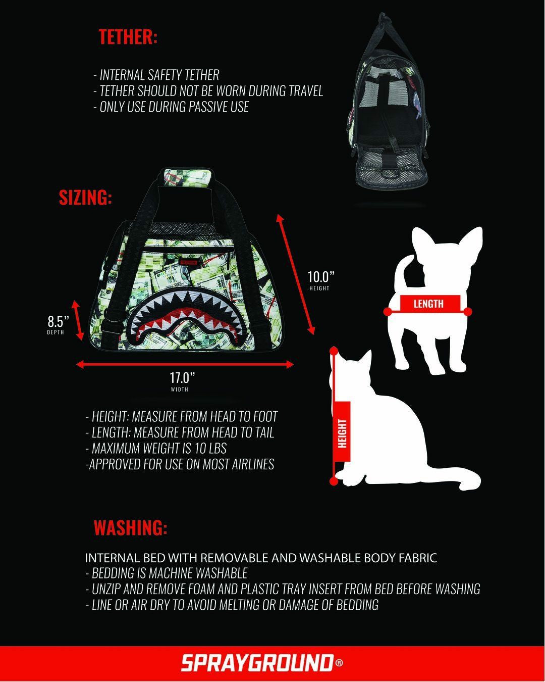 MAMA I MADE IT PET CARRIER | Sprayground Limited Offer