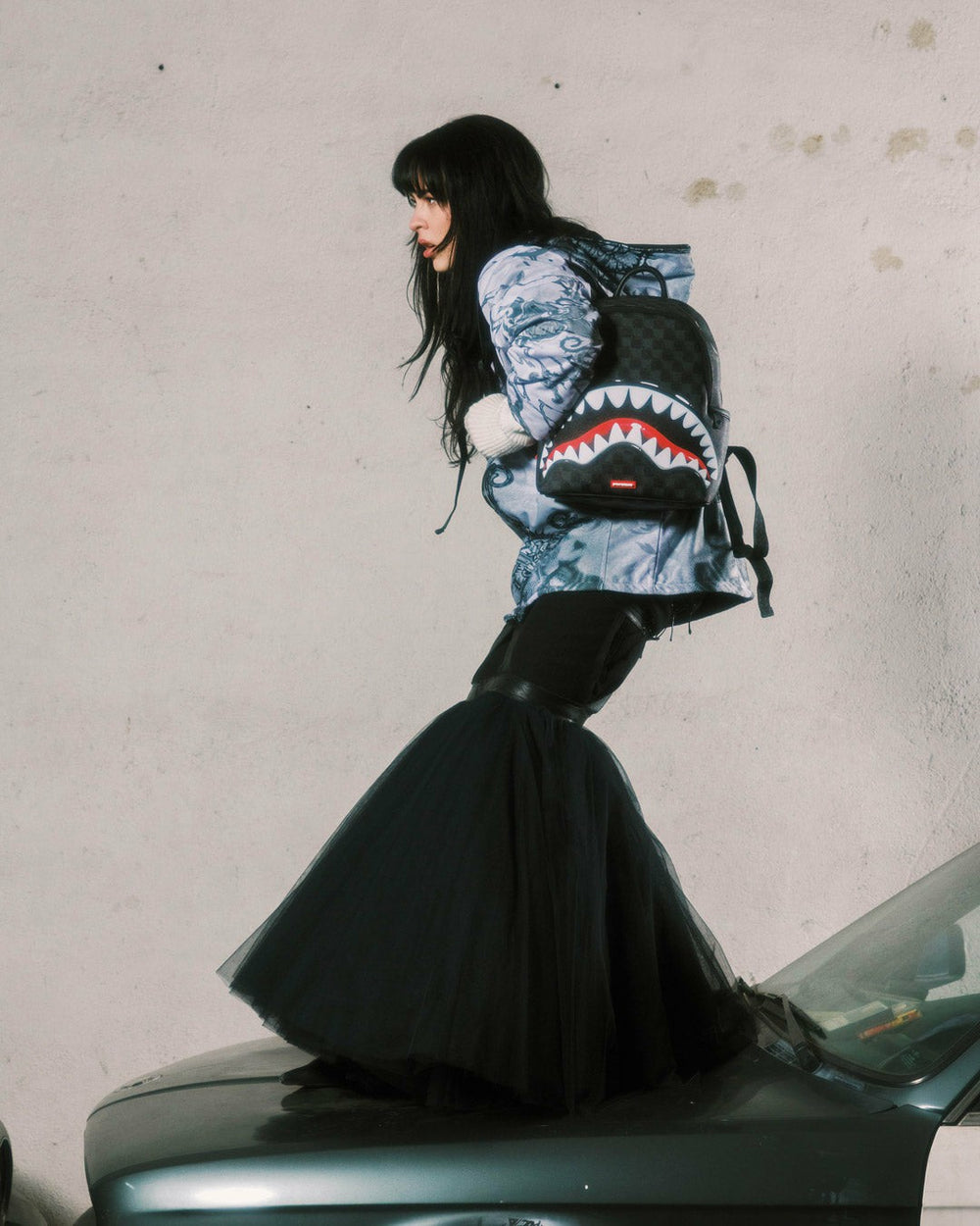 SHARKS IN PARIS HYPER PUFF SAVAGE BACKPACK | Sprayground Hot Deal