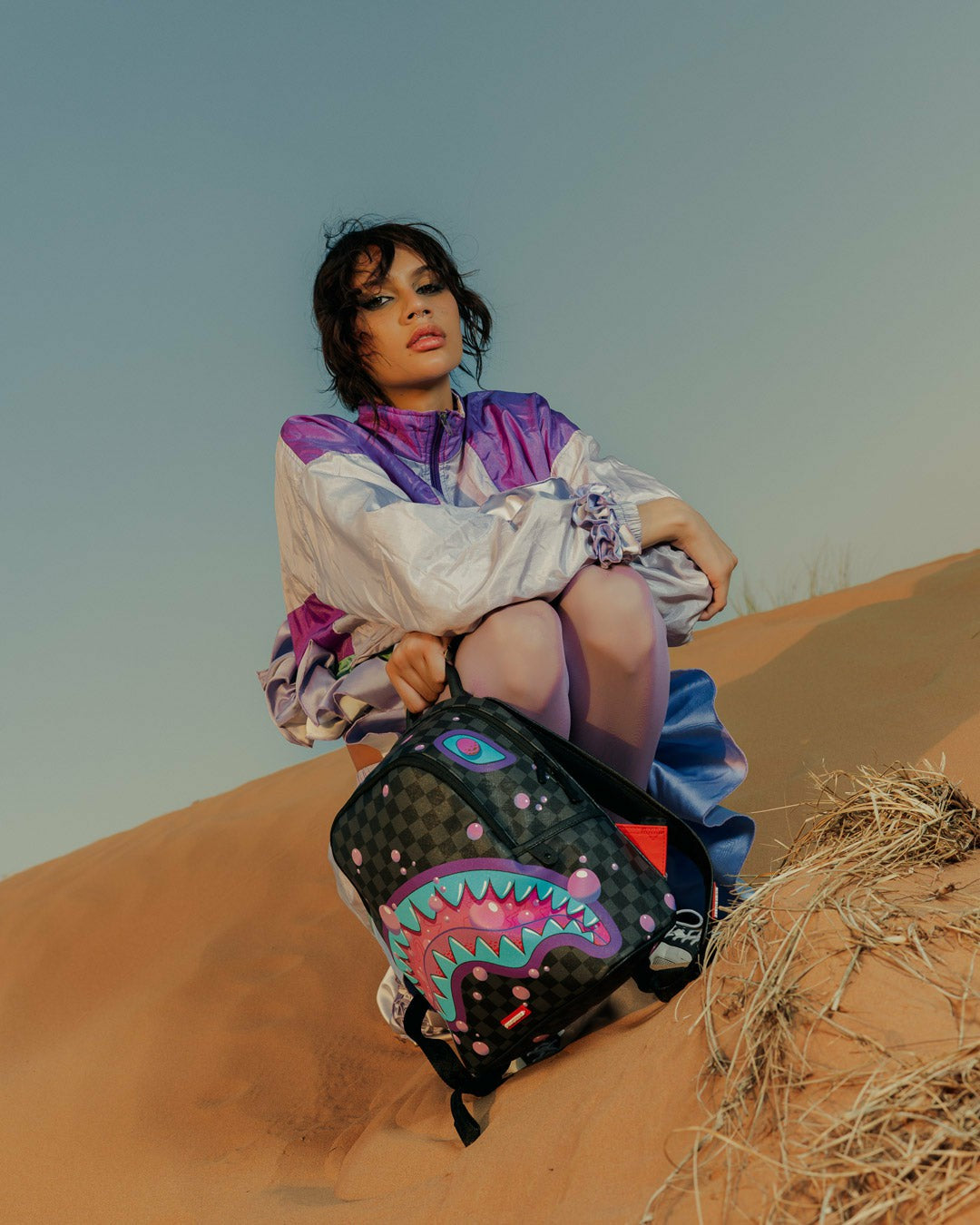 PURPLE SLIME SHARK SAVAGE BACKPACK | Sprayground Limited Offer
