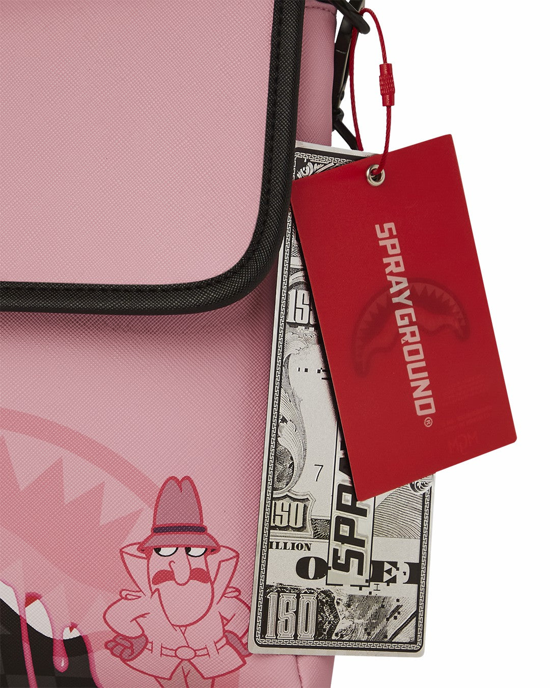 PINK PANTHER PINK PAINTER MESSENGER SLING BAG | Sprayground Bargain