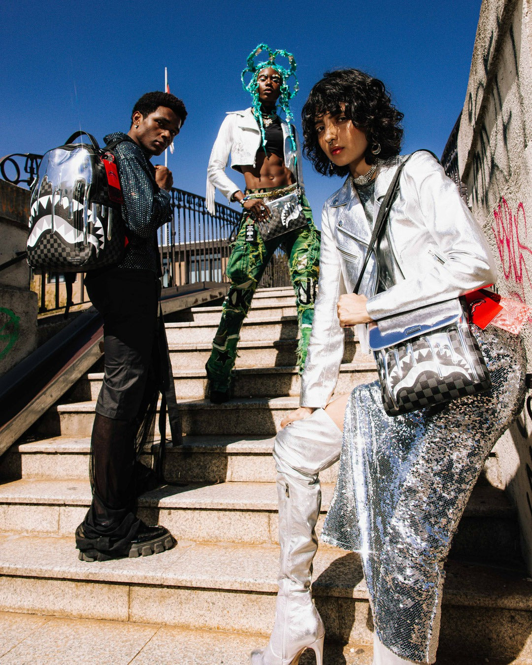 GHOST DRIP MESSENGER BAG | Sprayground Special Offer