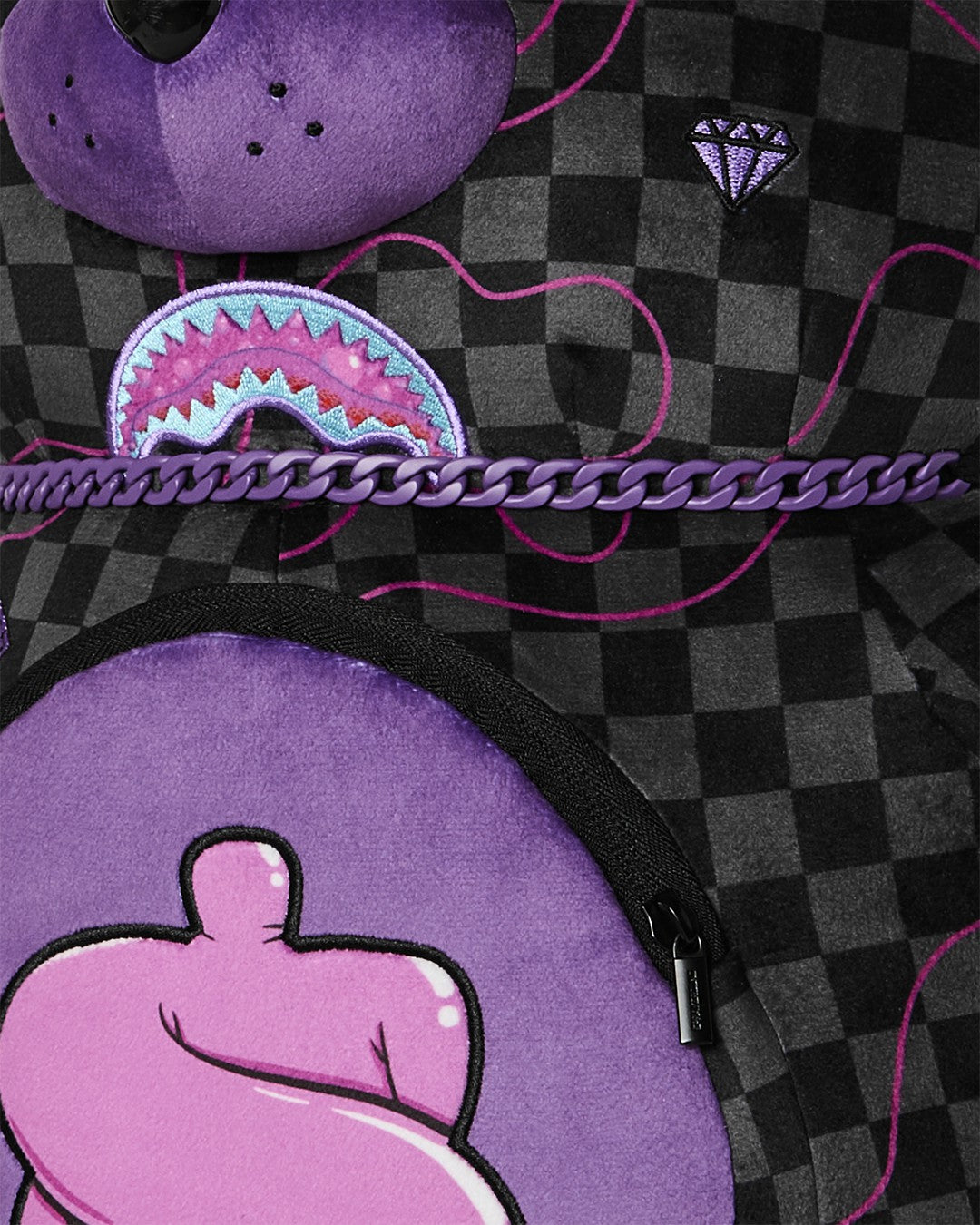 PURPLE SLIME SHARK MONEYBEAR BACKPACK | Sprayground On Sale