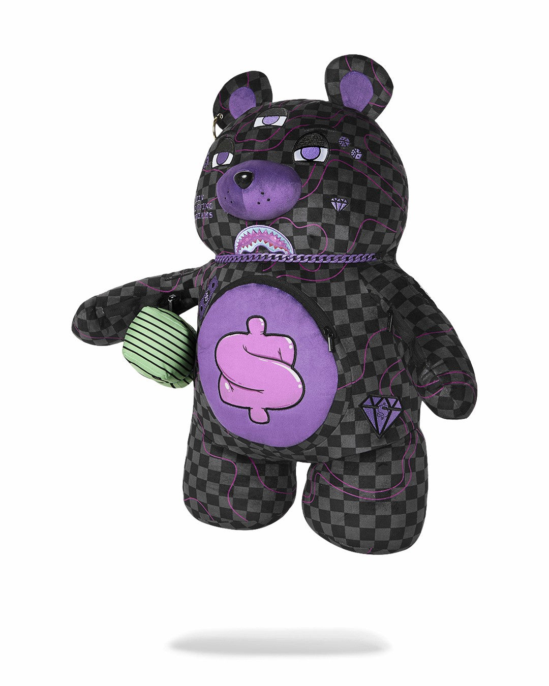 PURPLE SLIME SHARK MONEYBEAR BACKPACK | Sprayground On Sale