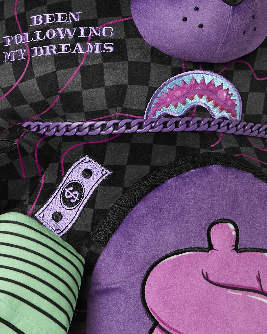 PURPLE SLIME SHARK MONEYBEAR BACKPACK | Sprayground On Sale