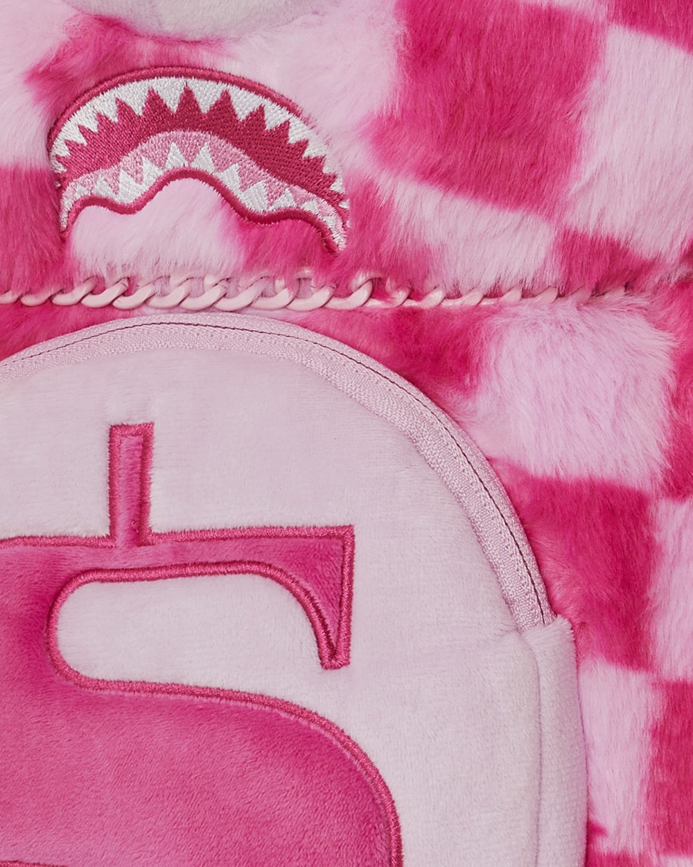 FURZILLA SHARK (PINK CHECK) MONEYBEAR BACKPACK | Sprayground Savings