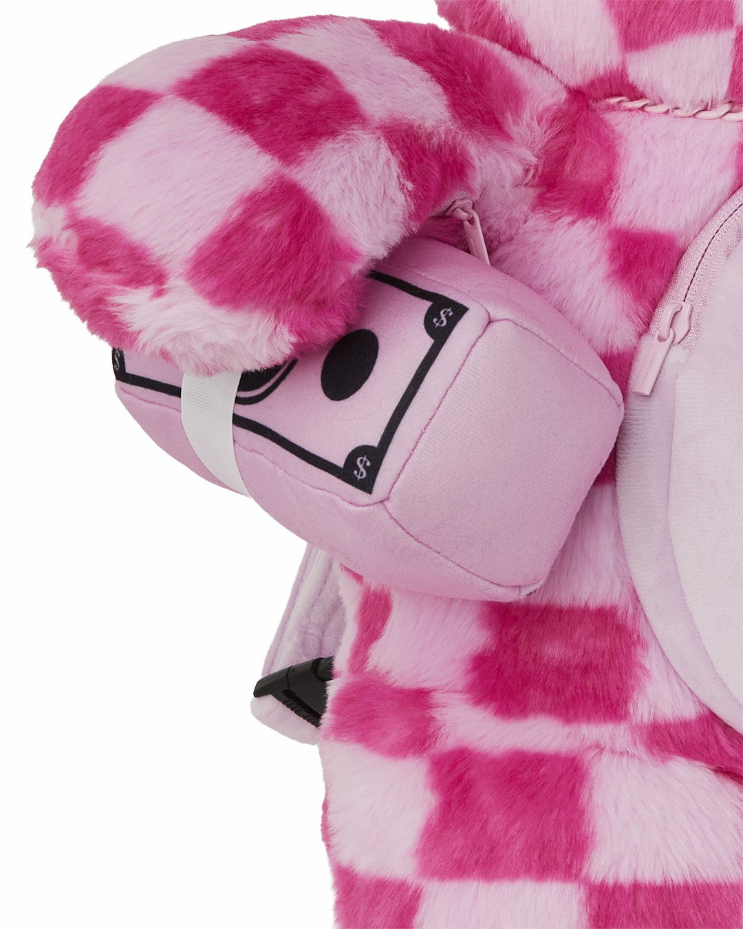 FURZILLA SHARK (PINK CHECK) MONEYBEAR BACKPACK | Sprayground Savings