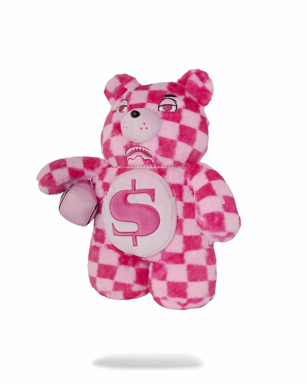FURZILLA SHARK (PINK CHECK) MONEYBEAR BACKPACK | Sprayground Savings