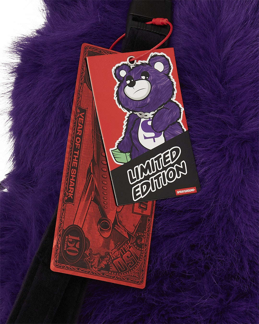 FURZILLA SHARK (PURP) MONEYBEAR BACKPACK | Sprayground Discounted