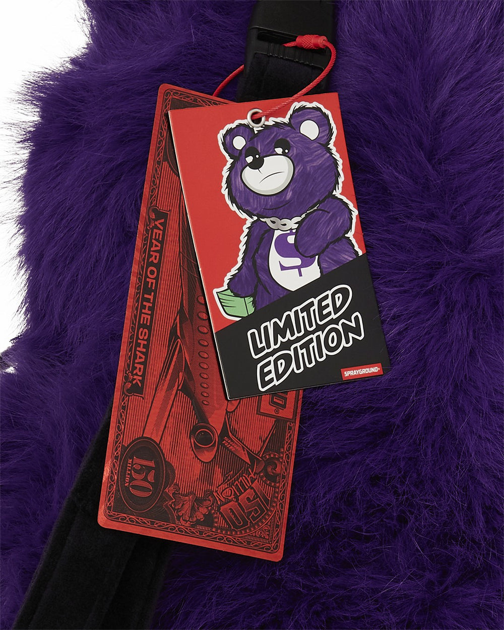 FURZILLA SHARK (PURP) MONEYBEAR BACKPACK | Sprayground Discounted