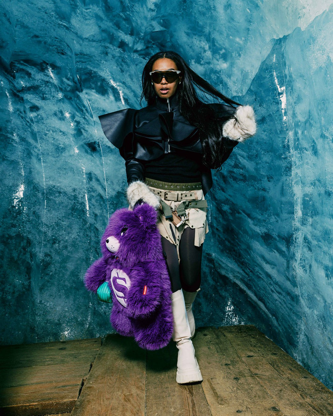 FURZILLA SHARK (PURP) MONEYBEAR BACKPACK | Sprayground Discounted