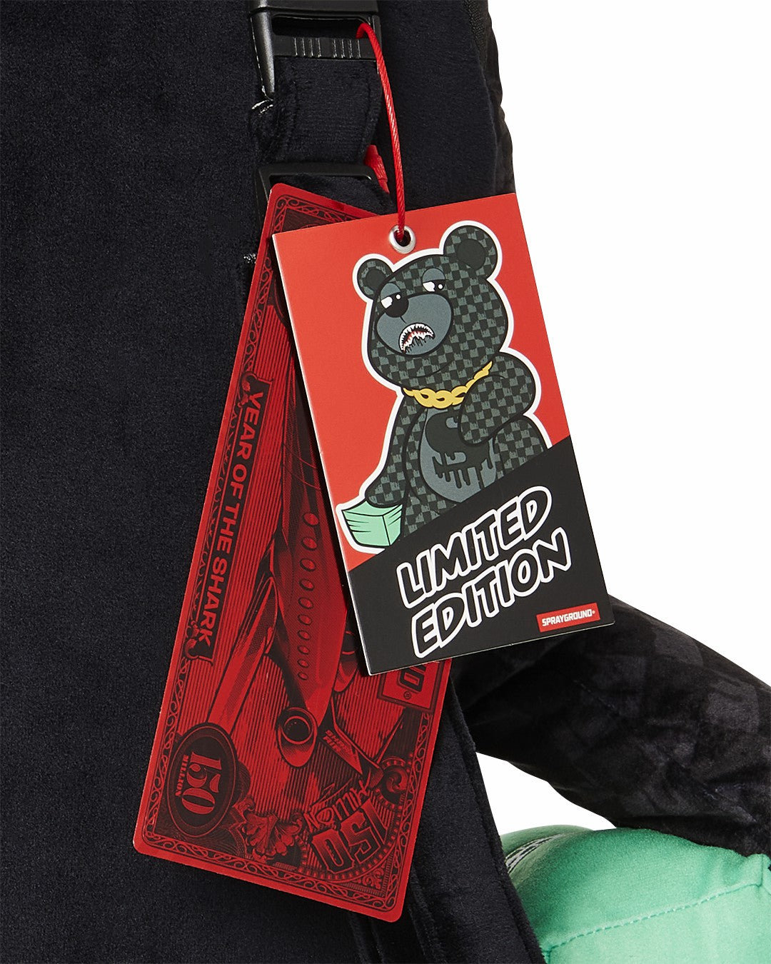 SHARKS IN PARIS THUNDERDRIP MONEYBEAR TEDDYBEAR BACKPACK | Sprayground Limited Offer