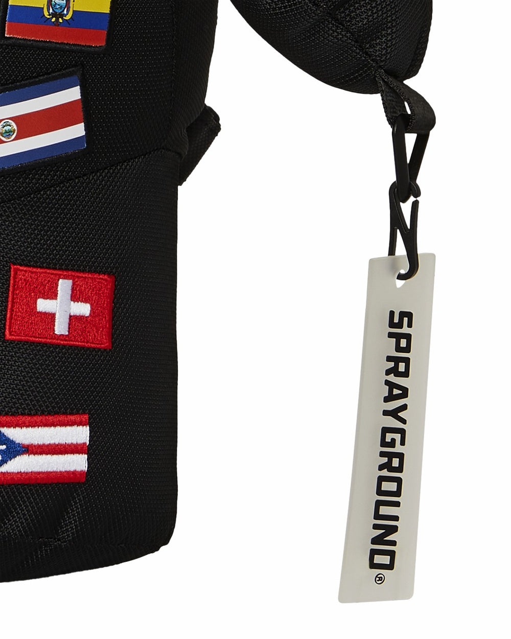 JAMES FIRST CLASS GLOBAL FLAGS MONEYBEAR BACKPACK | Sprayground Outlets