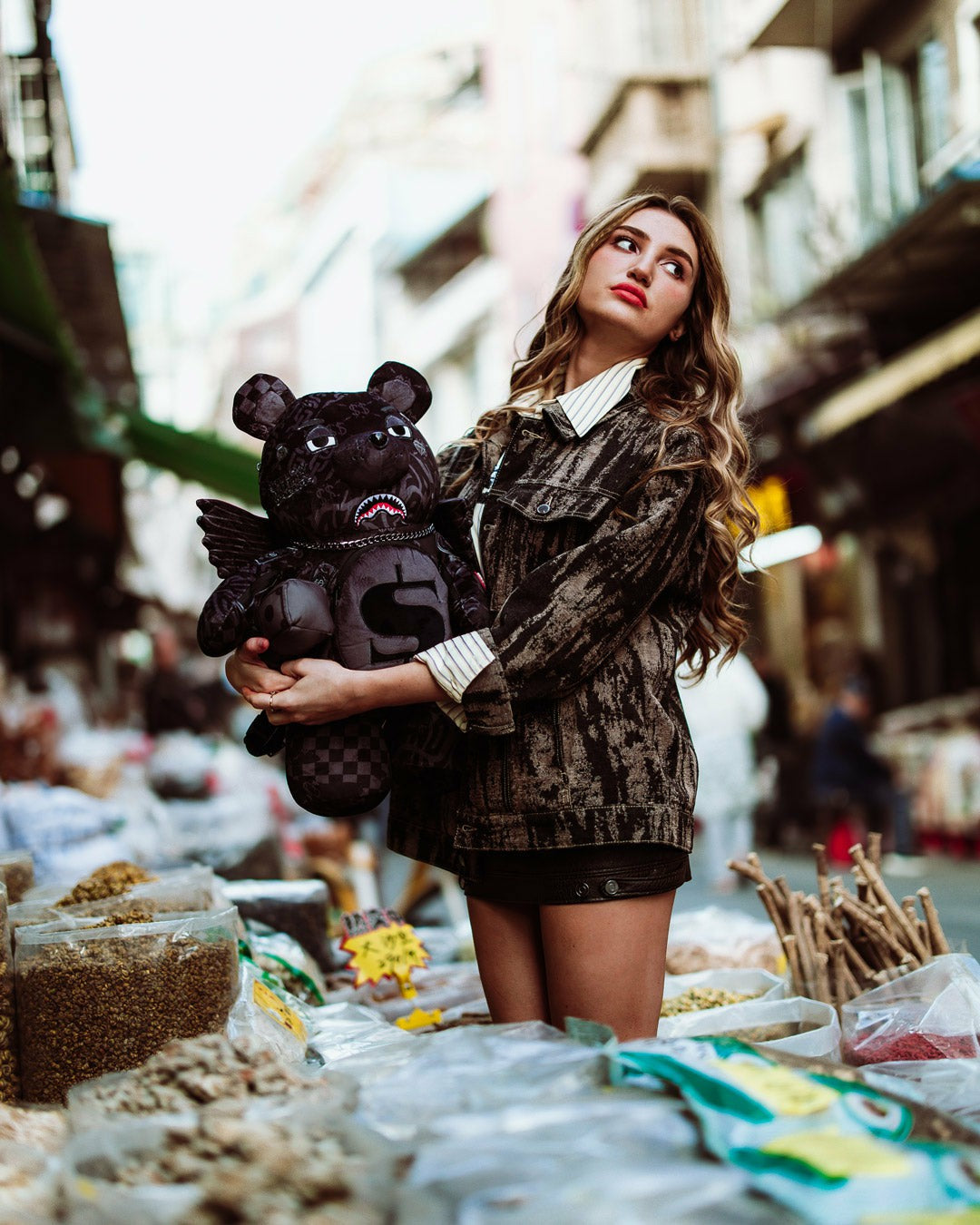 4AM MONEY WING BEAR BACKPACK | Sprayground Limited Offer