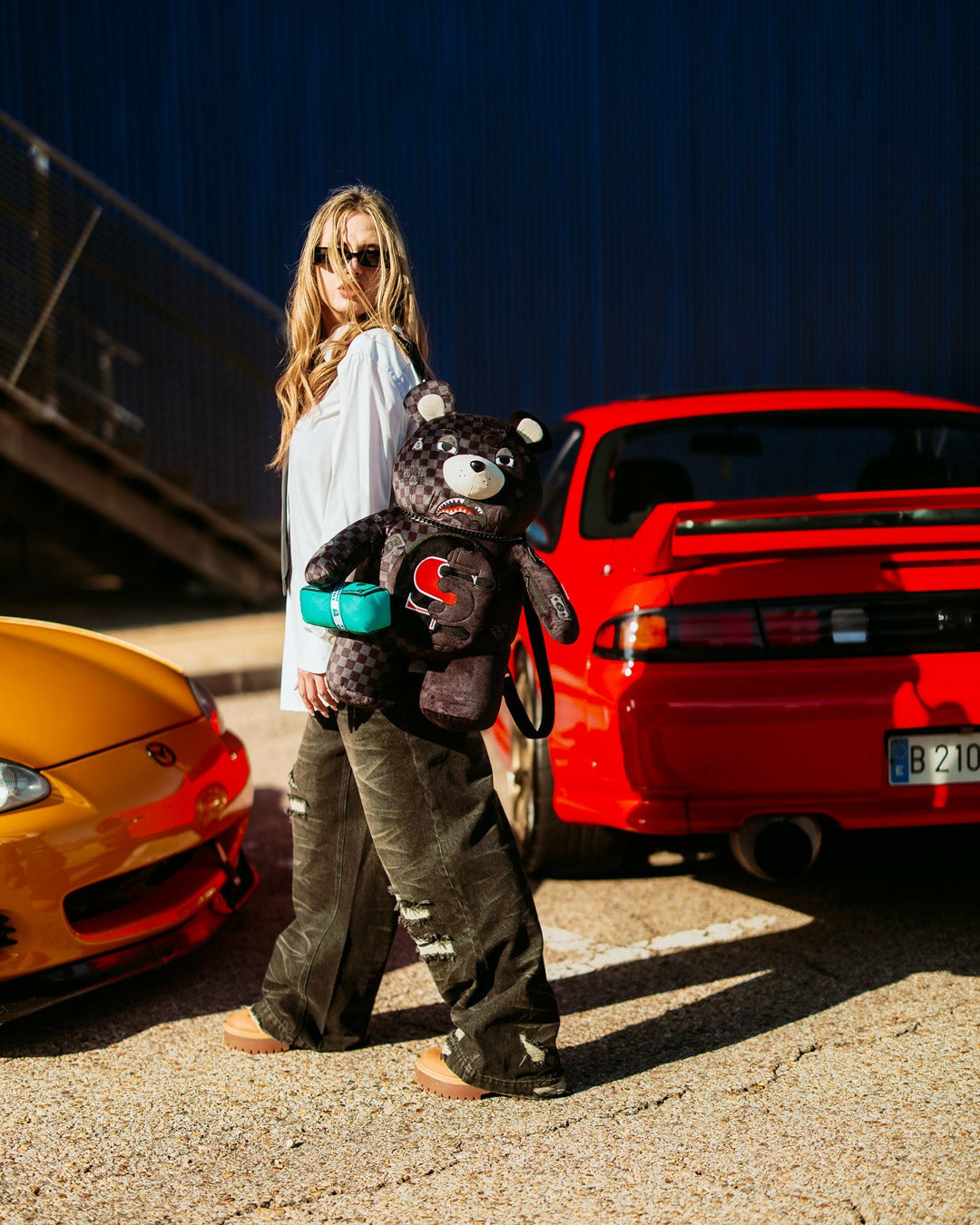 SPEED SHARK SIDE SWIPE MONEYBEAR TEDDY BEAR BACKPACK | Sprayground Special Offer