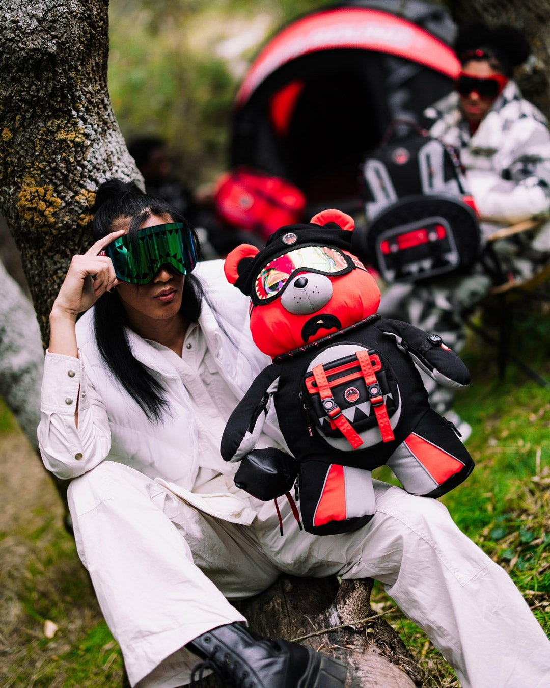 SKY HIGH SEEKERS ARCTIC GPS MONEYBEAR BACKPACK | Sprayground Sale