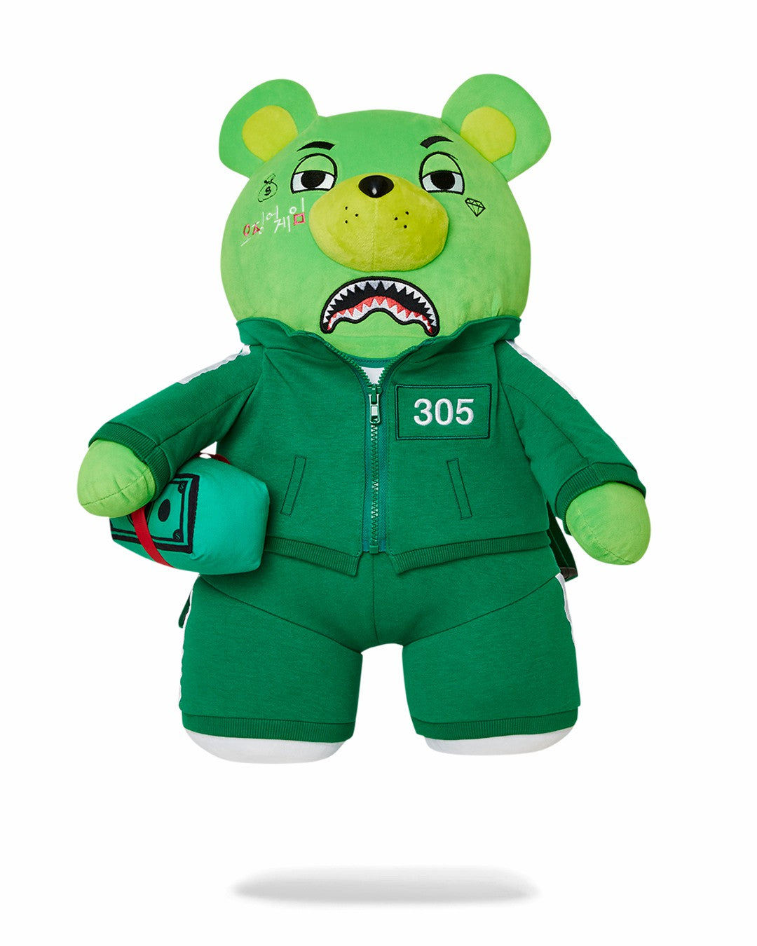 SQUID GAME COLLAB CONTESTANT MONEYBEAR BACKPACK | Sprayground Outlets