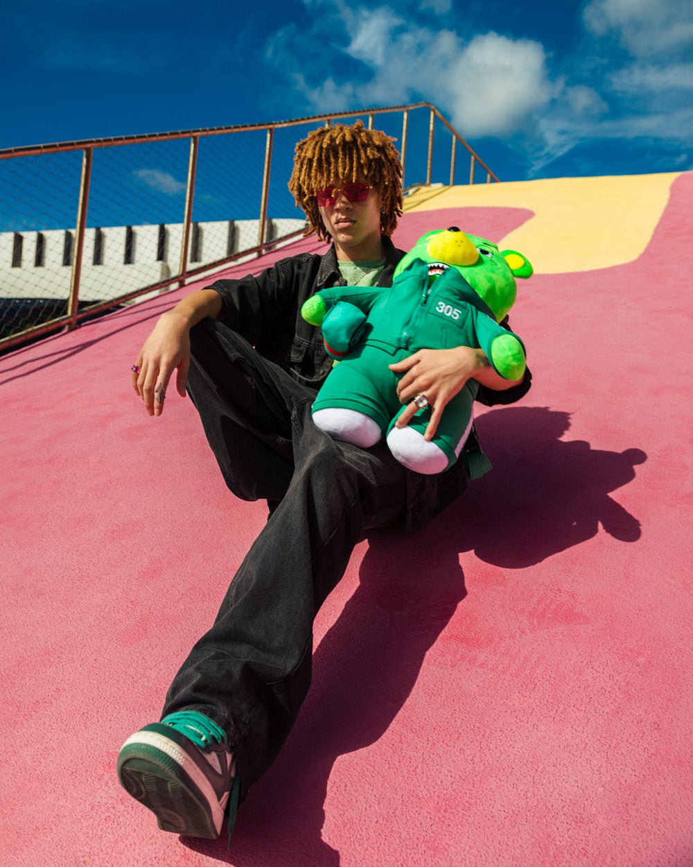 SQUID GAME COLLAB CONTESTANT MONEYBEAR BACKPACK | Sprayground Outlets